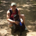 Jo_Brownie_Hiking Me & Brownie Posing on a Hike
